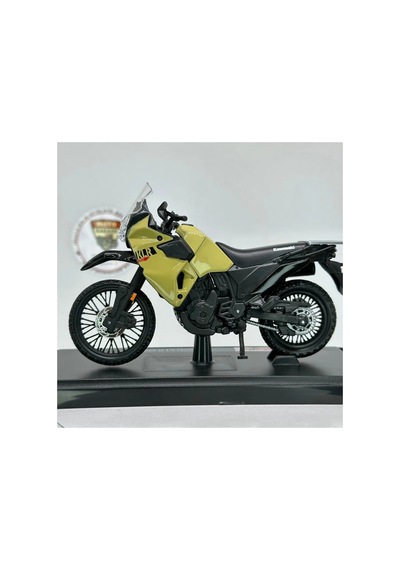 Kawasaki Klr 650 Maket Motor - 1:18 Maisto Diecast