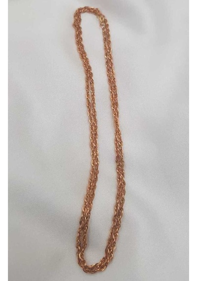 Vog Bükme Model Rose Renk Çelik 80 Cm Uzunluk Kolye Zincir Rose Gold Vog Bükme Model Rose Renk Çelik 80 Cm Uzunluk Kolye Zincir Rose Gold