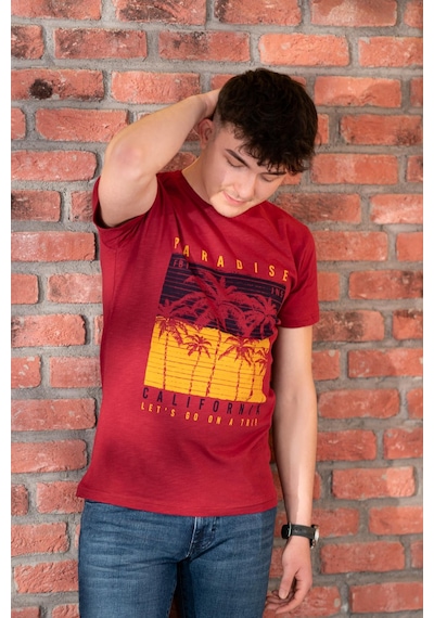 Fbı Jeans Desenli Slimfit Pamuklu Erkek T-shirt 001