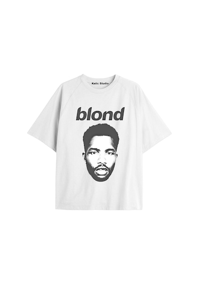 Kalic Studio Unisex Erkek Kadın Blond Frank Ocean Beyaz T-shırt Frankbeyaz8