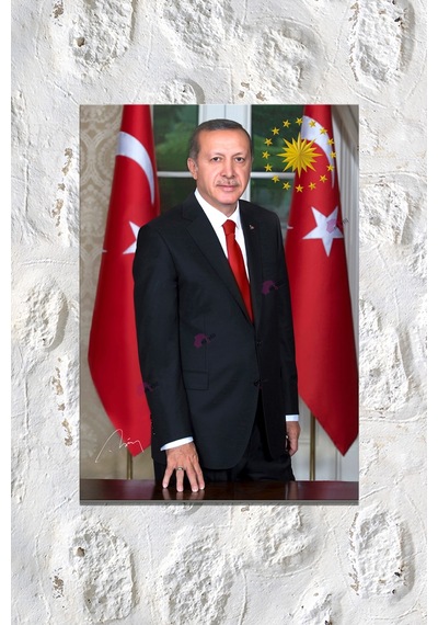 Recep Tayyip Erdoğan Başkan Erdoğan Rte Kanvas Tablo 7 Farklı Ölçü