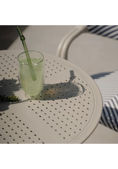 Moon Katlanır Masa Ø60 Cm - Bahçe, Balkon, Kafe, Restoran İçin, İç Ve Dış Mekan Bej Çok Renkli Moon Katlanır Masa Ø60 Cm - Bahçe, Balkon, Kafe, Restoran İçin, İç Ve Dış Mekan Bej Çok Renkli
