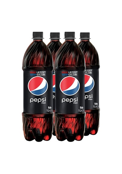 Pepsi Max Kola 1 L 4'lü