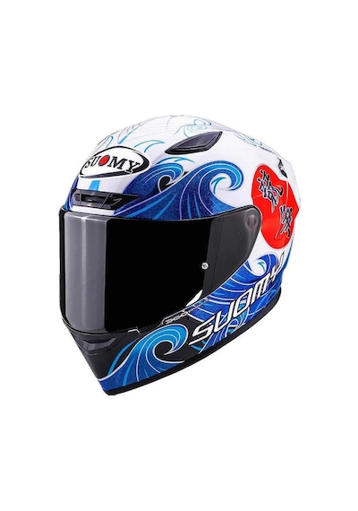 Suomy Track-1 Kask Waves Beyaz
