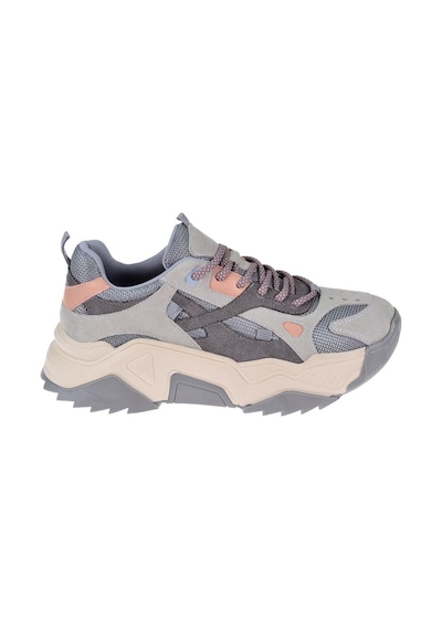 Pullman Kadın Spor Ayakkabı Sneaker Sms-65137 Gri