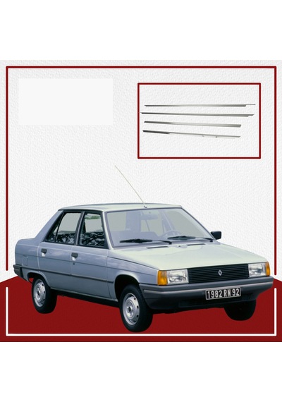 Renault Uyumlu R9 Broadway 1984 - 2000 Krom Cam Çıtası