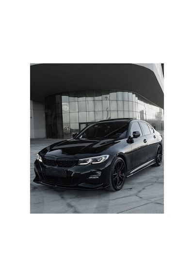 Bmw 3 Serisi G20 2018-2022 Ön Lip Parlak Siyah M Sport Uyumlu Ön Tampon Lipi Body Kit Ön Alt Lip