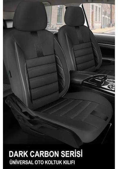 Seat İbiza 2010 2015 Uyumlu Oto Kılıf Carbon Siyah.