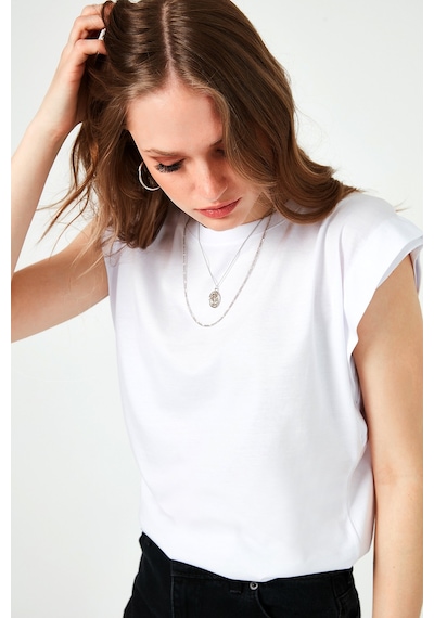Lela Bayan T Shirt 5864019 Beyaz