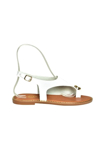 Fox Shoes U652227109 Beyaz Kadın Sandalet Beyaz-suni Deri
