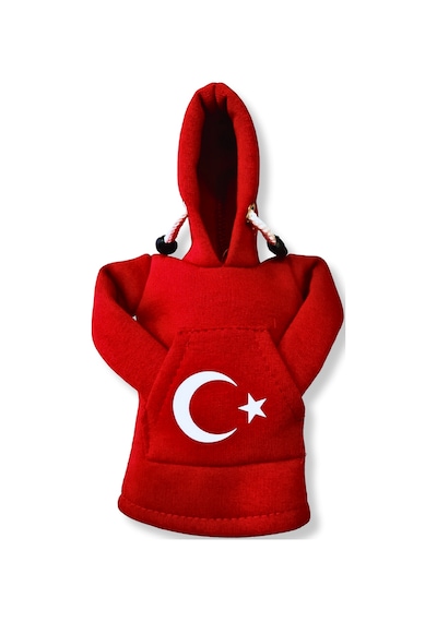 Türk Bayrak'lı Araç Vites Polar Kıyafeti-Ayyıldızlı Araç Oto Vites Aksesuar