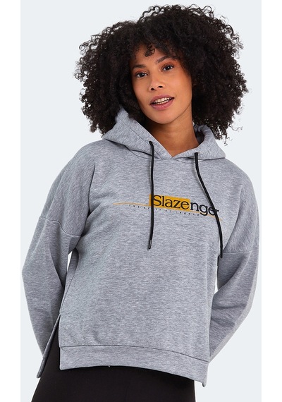 Slazenger Magnet Kadın Sweatshirt Gri St22Wk030-200 Gri