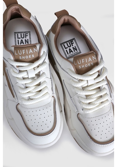 Lufian Maya Kadın Sneaker Ayakkabı Bej Bej