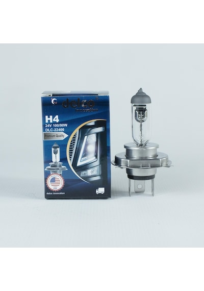 Delco U.s.a H4 Halogen Far Ampulü 24 Volt 100/90w Tırnaklı 10 Adet