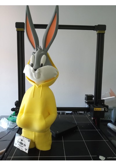 Sporcu Bugs Bunny 3d Figür 65 Cm