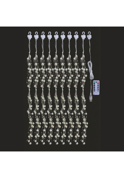 Saçaklı 3 3 Metre Yıldız Boncuklu Dekor Led Usb Ev, Oda Ve Organizasyon Dekoru Hakkında Ürün Açıklaması