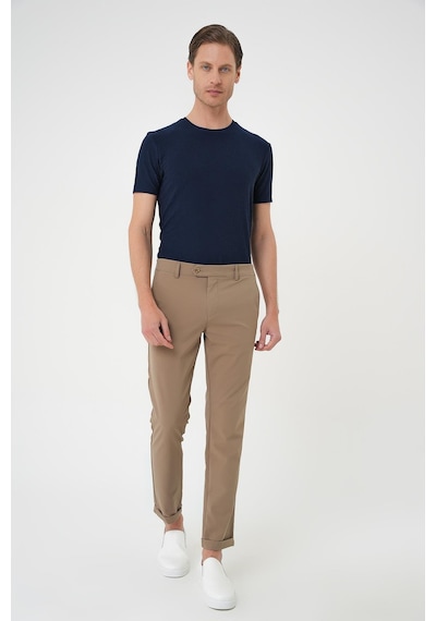 Efor Comfort Fit Beli Lastikli Yan Cep Vizon Jogger Pantolon P 1150 Vizon