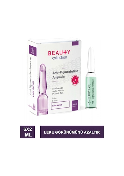 Beauty Face Pigmentation Leke Karşıtı Ampul 6 x 2 ML