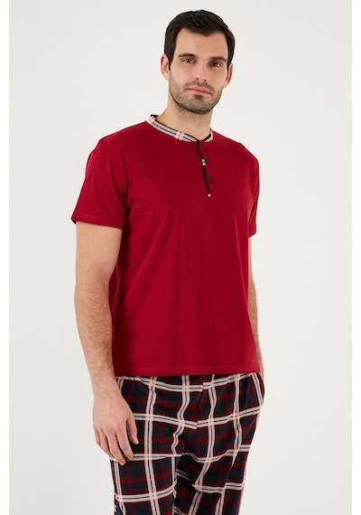 Buratti Erkek Pijama Takımı 60961007 Bordo