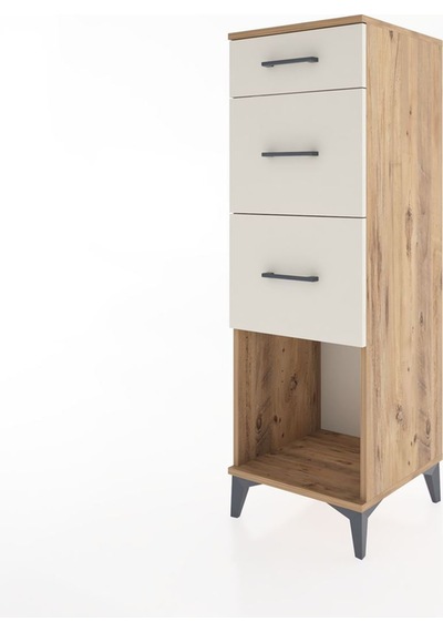 Hyperion Dolap 3 Çekmeceli 44x44x134 Çam-aytaşı Atlas Çam