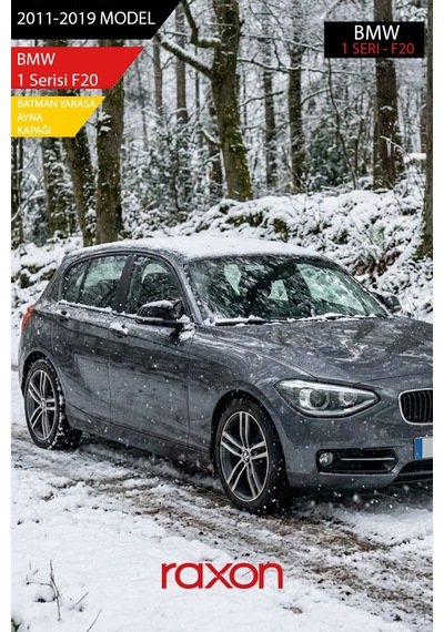 Bmw 1 Serisi F20 2011-2019 Batman & Yarasa Ayna Kapağı Parlak Piano Black Sport Tırnaksız Model