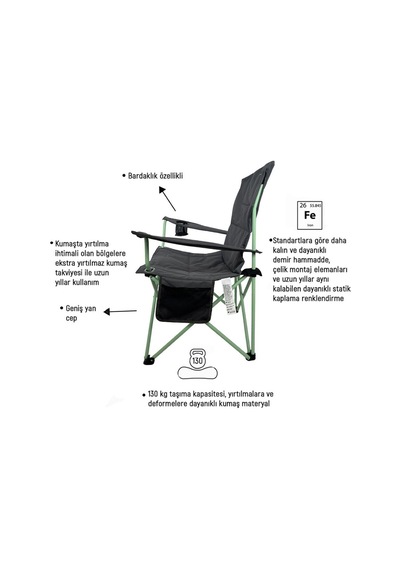 Platan Chair Ones-ll Katlanır Sandalye Diğer