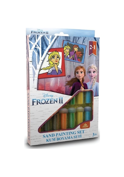 Disney Frozen Iı Elsa & Anna Eğitici Ve Eğlenceli Kum Boyama Seti-red Castle Ds-34