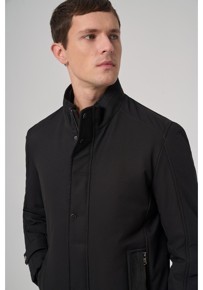 Morven Erkek Siyah Aston Çıtçıtlı Yan Cepli Dynamic Fit Rahat Kesim Mont 26ks024004001 Siyah Morven Erkek Siyah Aston Çıtçıtlı Yan Cepli Dynamic Fit Rahat Kesim Mont 26ks024004001 Siyah