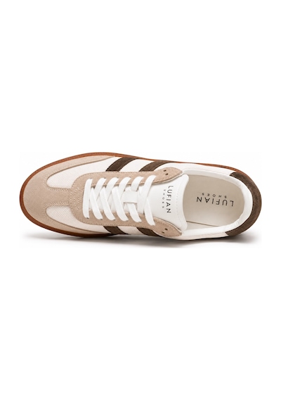 Lufian 121230066 Lenora Deri Kadın Sneaker Ayakkabı Kahverengi