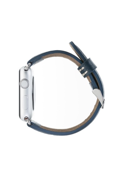Bloomband Celeste Blue Deri  Apple Watch Uyumlu Kordon-44/45/46/49mm
