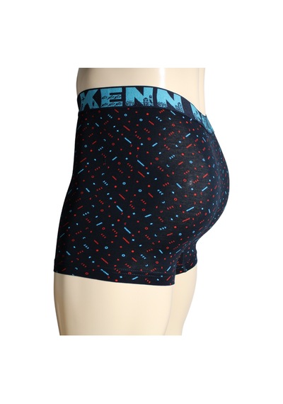 Kenn Paul Erkek Desenli Pamuklu Lüks Boxer Konforlu Boxer Yumuşak Çok Renkli