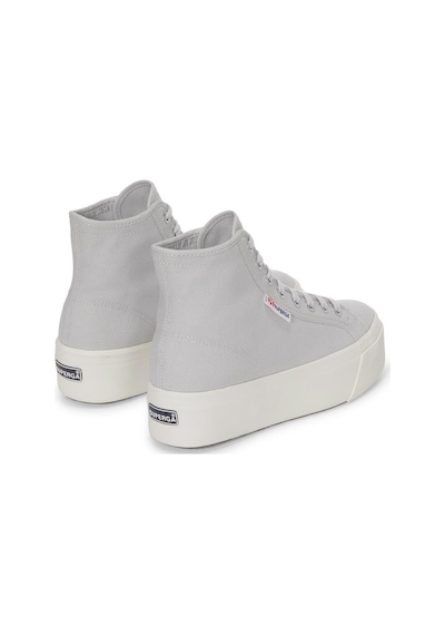 Superga 2708 Hi Top Kadın Gri Bilekli Sneaker Gri-233 Gri-233