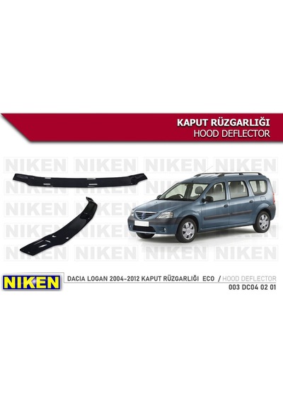 Dacia Logan Kaput Koruyucu Rüzgarlığı Deflektör 2004 - 2012