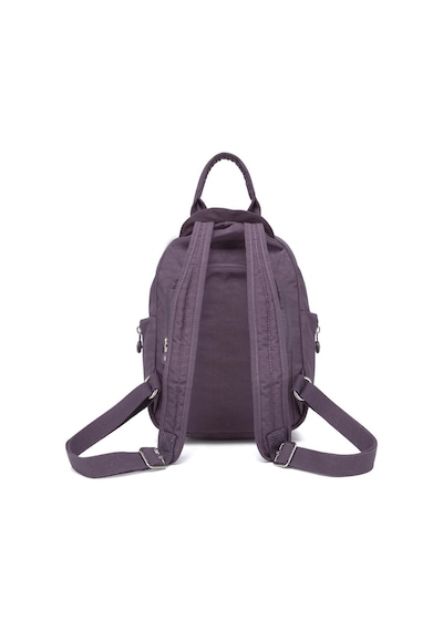 Smart Bags Küçük Boy Krinkıl Kumaş Kadın Sırt Çantası 3386 Mürdüm