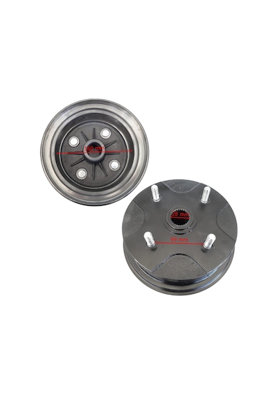 Atv Md250 Arka Porya Göbek Kampanalı Tip 160 Mm 27 Freze 4 Civata Öm