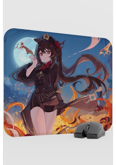 Hu Tao Genshin Impact Anime Gacha V2 - 48x40 Xl Gaming Mouse Pad Fare Altlığı