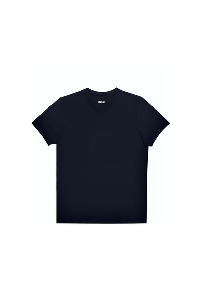 Rich Erkek 4'lü Paket Kısa Kollu V Yaka T-shirt Çok Renkli