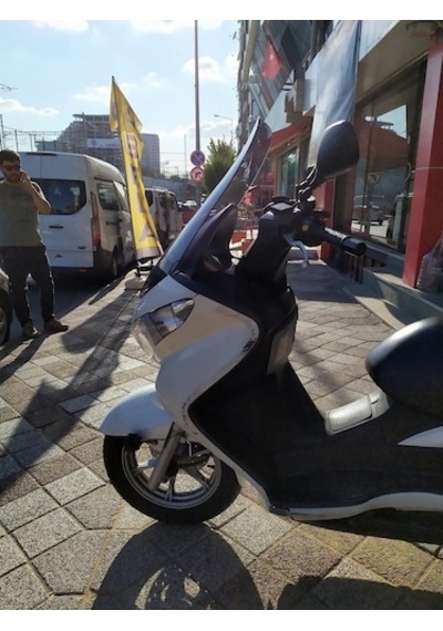 Zeus Motor 2013-2020 Suzuki Burgman Uh 200 Uyumlu Ön Cam Koyu Füme