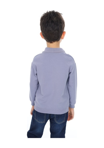 Toontoy Kids Toontoy Erkek Çocuk Baskılı Tişört Koyu Gri