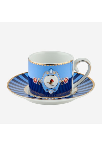 Mavi Porselen Kahve Fincanı 90 Ml