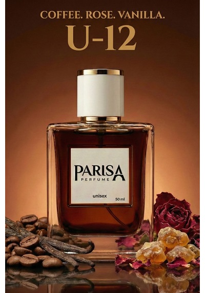 U-12 Intencafe Edp 50 Ml - Kahve & Gül Notalı Gurme Çiçeksi Unisex Parfüm Prsu12 Çiçeksi