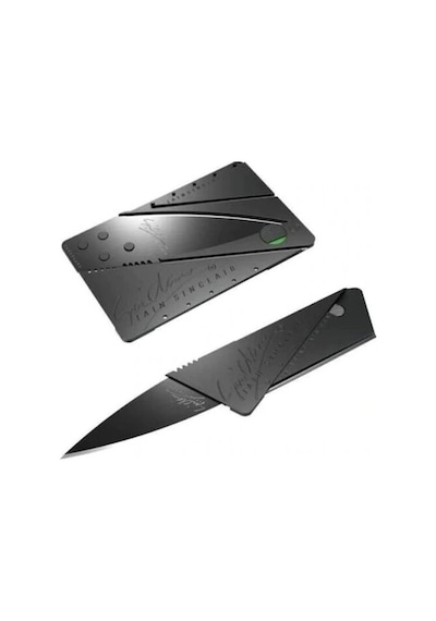 Cardsharp Kredi Kartı Şeklinde Kamp Bıçak Kutusuz Çok Renkli