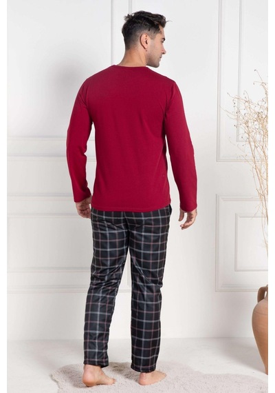 Mecit Pijama Mecit 3050 Bordo Ekoseli Erkek Büyük Beden Pijama Takımı Bordo Mecit Pijama Mecit 3050 Bordo Ekoseli Erkek Büyük Beden Pijama Takımı Bordo