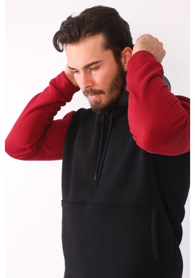 1040 Dewberry Erkek Sweatshırt-siyah