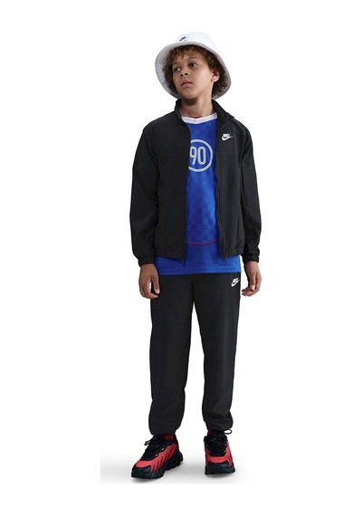 Nike K Nsw Tracksuıt Wvn Fz Siyah Erkek Çocuk Eşofman Takımı Hq9314-011