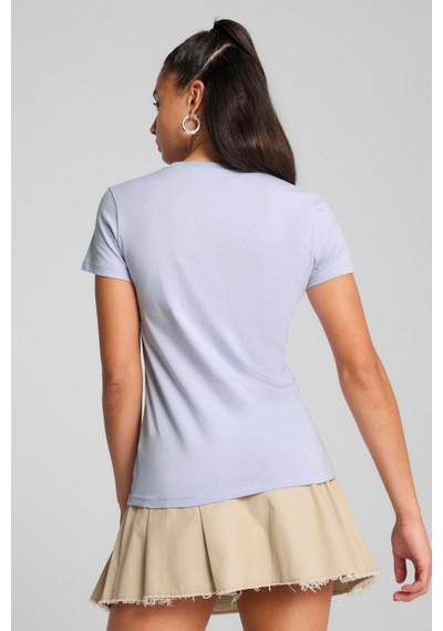 Puma Polo Ess No. 1 Logo Para Mujer Kadın Tişört Açık Mavi