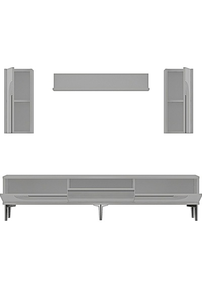 Tvr1803bs - Meyra Tvr180 Ünitesi Takım Beyaz-sılver 180cm Beyaz-sılver
