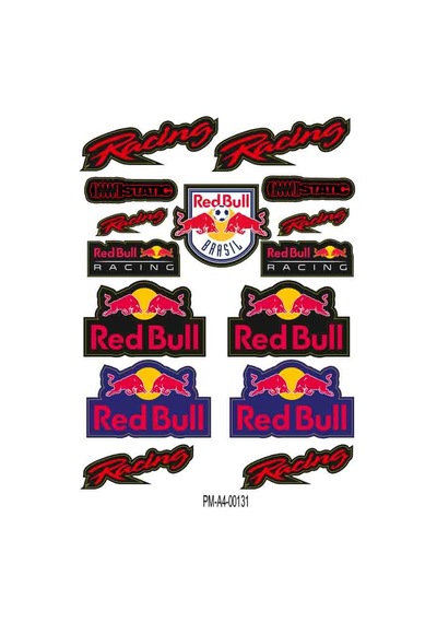 Sticker Seti Racing Redbulli Tasarımlı Grenaj Kaplama 01 Nötr