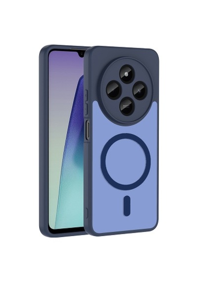 Xiaomi Redmi 14c 4g Kılıf M-safe Şarj Özellikli Zore Babet Kapak Xiaomi Redmi 14c 4g Zore - Lacivert