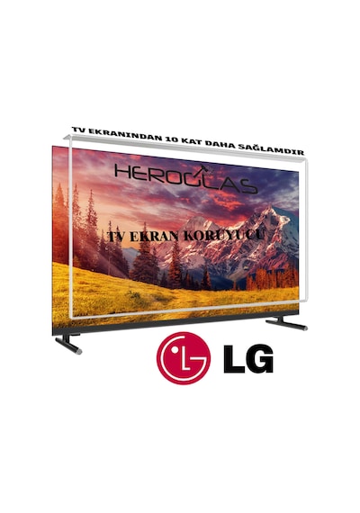 LG Uyumlu 55un74006lb 55inç Tv Ekran Koruyucu